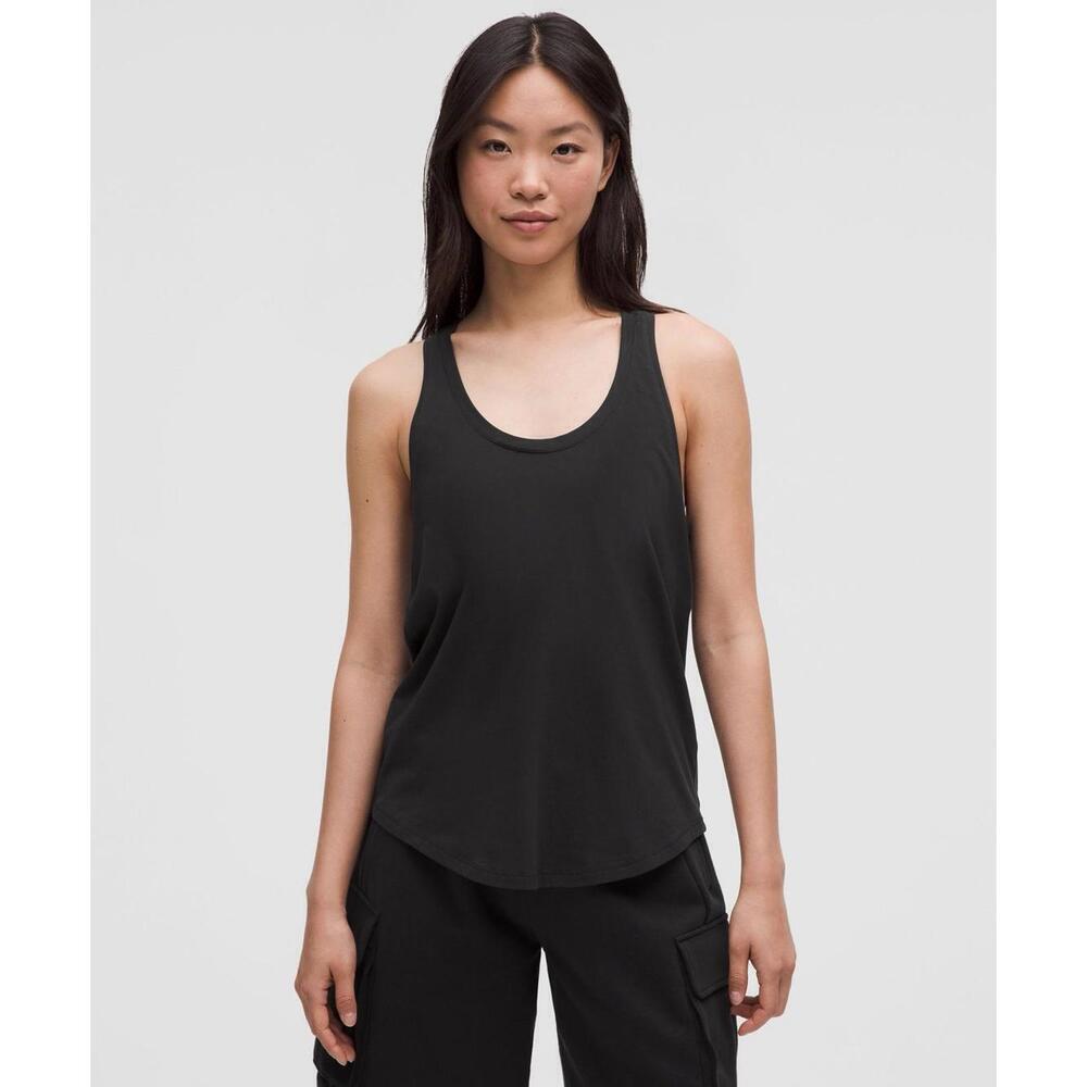LULULEMON Women's Love Racerback Tank Top Black US Size 4 Gym Running Workout